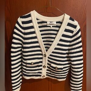 Ba&sh cardigan gamden stripe taille 0 XS